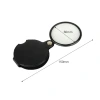 Leather case mini 60mm magnifying glass, folding magnifying glass, pocket magnifying glass, wholesale for one yuan details Picture